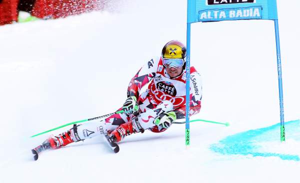 Folgt der vierte Sieg? Drei Jahre hintereinander fuhr der �sterreicher Marcel Hirscher beim Weltcup-Riesenslalom von Alta Badia Bestzeit.